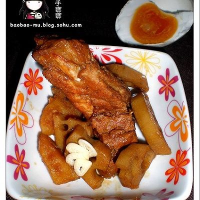 莲藕土豆炖猪脊骨