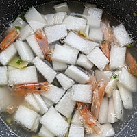 鲜掉眉毛的冬瓜鲜虾汤的做法图解5