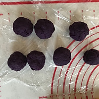 #憋在家里吃什么#南瓜紫薯发面饼的做法图解6