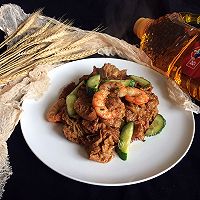 金牌虾仁面筋#多力金牌大厨带回家-天津站#的做法图解15