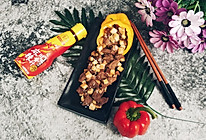 豪吉川香汁烧杏鲍菇牛肉粒的做法