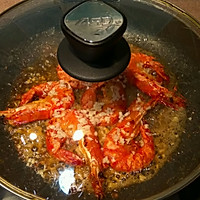 干煎蒜香大虾的做法图解10
