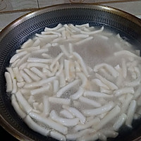 韭菜肉沫空心面的做法图解7