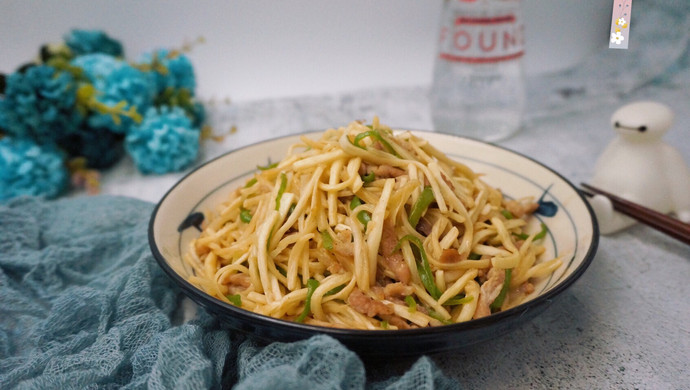 茭白炒肉丝