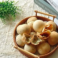 糯糯叽叽的恐龙蛋～2种口味空心麻薯球的做法图解9