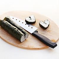 心形寿司卷-丘比沙拉酱的做法图解2