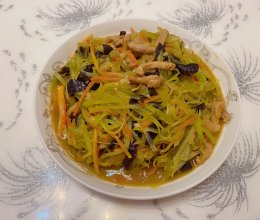 泡菜版鱼香肉丝的做法
