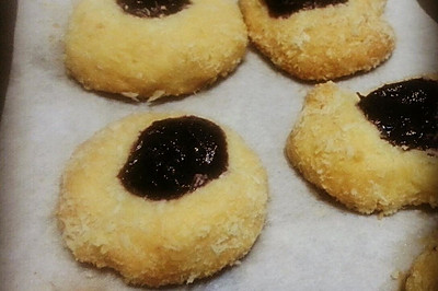 椰香蓝莓饼干