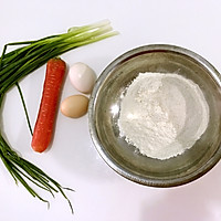 荞麦三色鸡蛋饼#每道菜都是一台食光机#的做法图解1