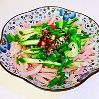 #我们约饭吧#粉色暴击甜蜜来袭-凉拌苋菜面鱼的做法图解14