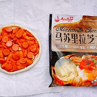 #安佳马苏里拉芝士挑战赛#超受欢迎的奥尔良风味披萨的做法图解8