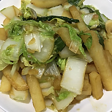 小白菜烩土豆