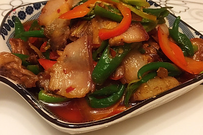 家常菜之青红椒回锅肉