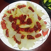 土豆蒸腊肠的做法图解4