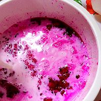 有果肉的冰棒——火龙果蔓越莓牛奶冰棒的做法图解5