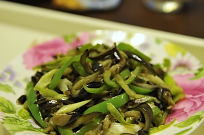 青椒炒茄子