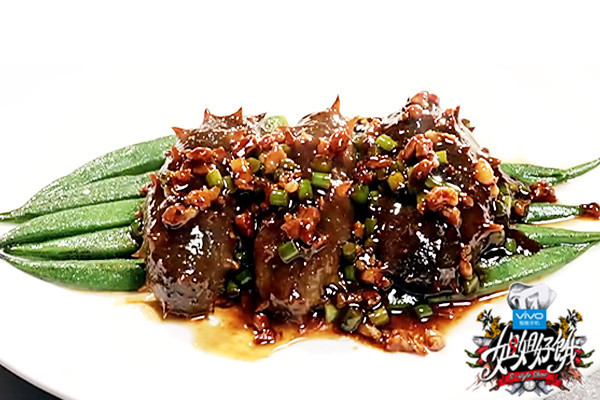 【姐姐好饿】第二期天菜男神李治廷菜谱：美容养颜肉末海参的做法