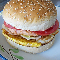 虾排汉堡（谁叫麦当劳它不卖汉堡包了，摔）的做法图解4