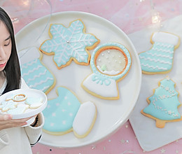 甜心蓝圣诞饼干「厨娘物语」的做法