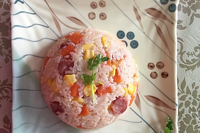 什锦腊肠饭