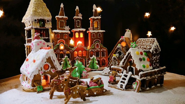 圣诞姜饼屋总攻略:糖果童话镇的做法