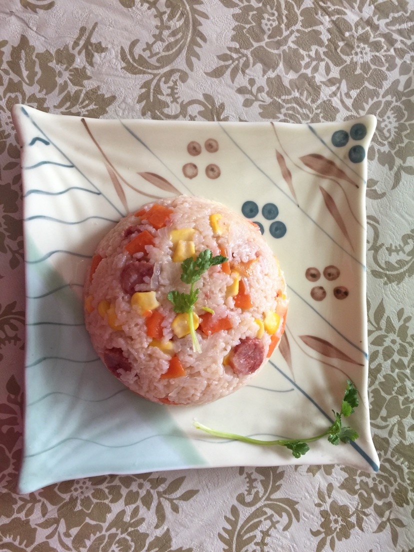 什锦腊肠饭