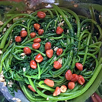 凉拌茼蒿(皇帝菜)的做法图解5