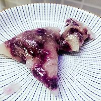 Q弹不粘牙的水晶紫薯粽的做法图解4