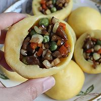 玉米杂蔬窝窝头的做法图解12