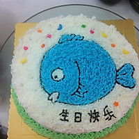 小鱼蛋糕#九阳烘培剧场#的做法图解5