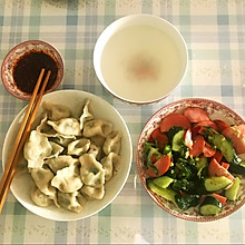 香菇韭菜鸡蛋胡萝卜饺子