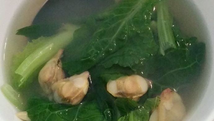 小白菜蚬子汤