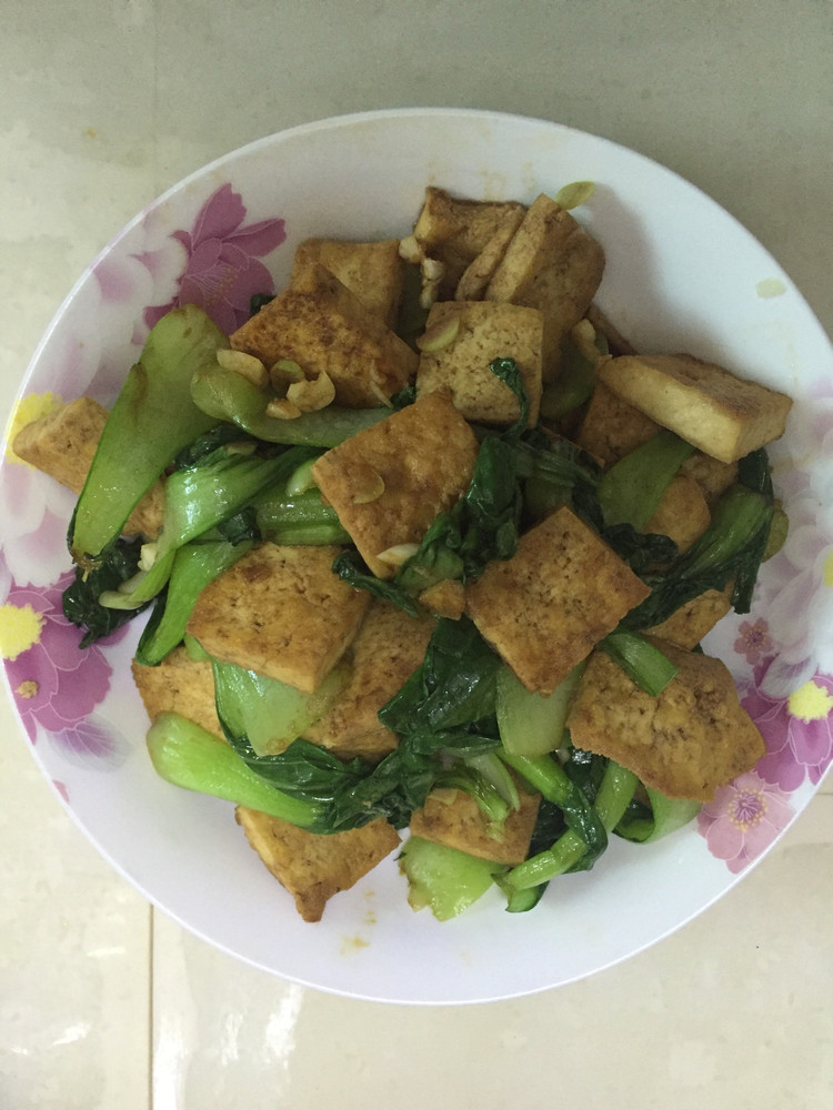 豆腐油菜的做法