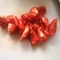 豆角炒西红柿的做法图解2