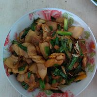 青蒜回锅肉的做法图解5