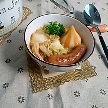 韩式泡菜芝士拉面