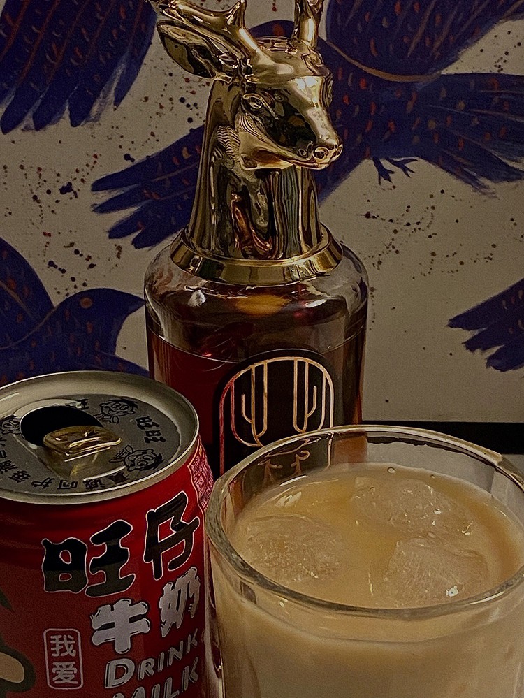 自制鸡尾酒日记｜旺仔➕白兰地的做法
