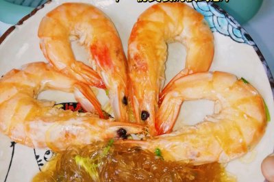 香葱鲜虾粉丝煲