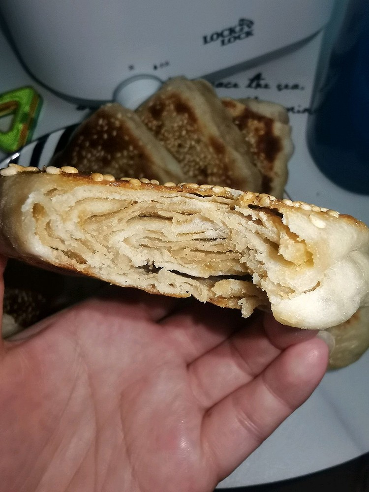 千层糖饼的做法