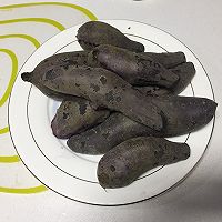 芝麻紫薯薄脆小饼干的做法图解1
