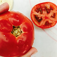 “西红柿”芝士肉饼三明治#百吉福食尚达人#的做法图解7