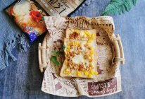 #2021创意料理组——创意“食”光#肉松玉米吐司披萨的做法