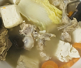 胡萝卜豆腐排骨汤的做法