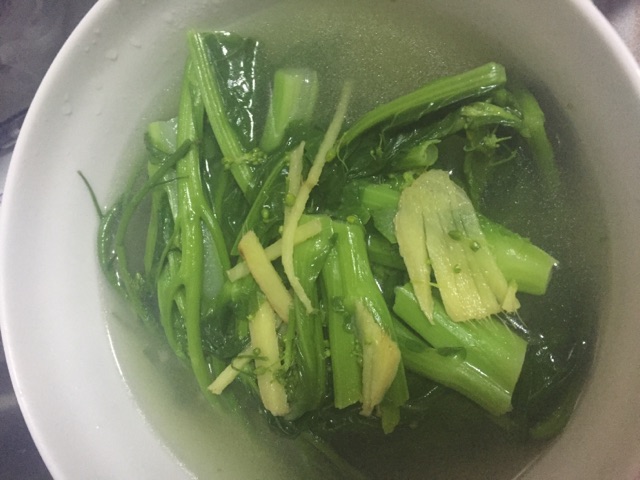 盐水迟菜心(增城特产)