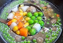 豌豆丸子汤的做法
