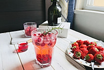 #“莓”好春光日志#自制高颜值蔓越莓气泡饮的做法