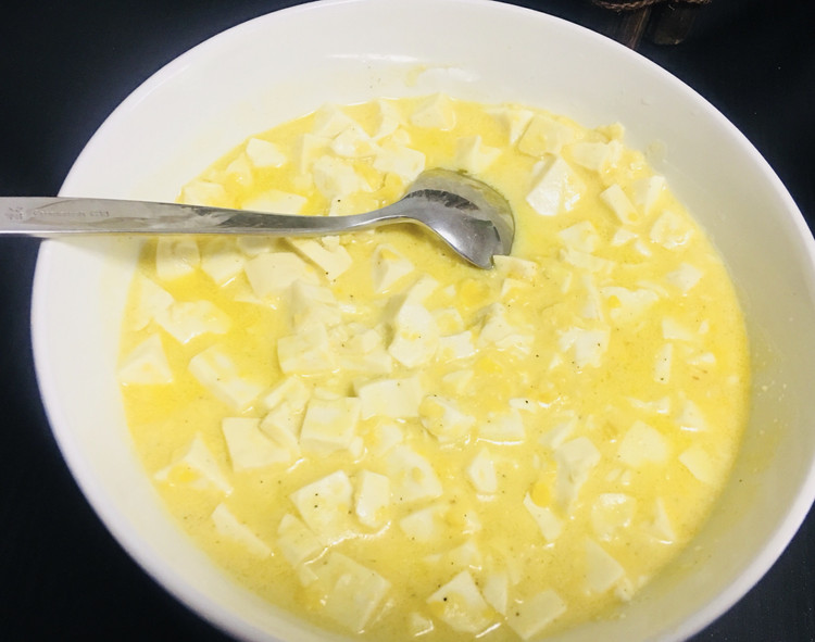 蟹黄豆腐的做法