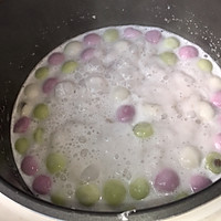 香芋椰奶汤圆的做法图解4