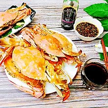 #巨下饭的家常菜#清蒸梭子蟹