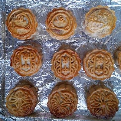 中秋月饼之豆沙月饼